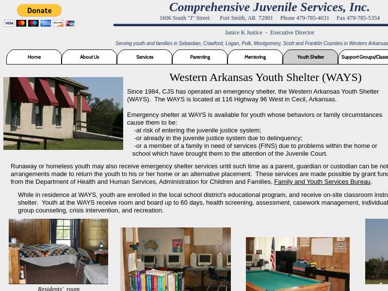 Western Arkansas Youth Shelter (WAYS)