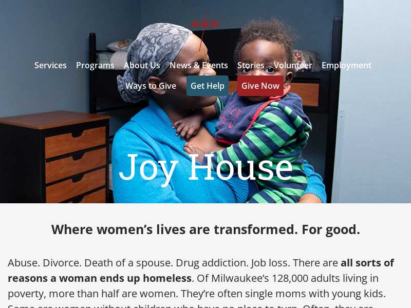 Joy House - Milwaukee Rescue Mission