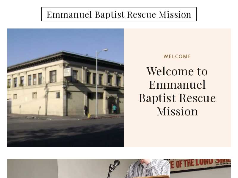 Emmanuel Baptist Rescue Mission