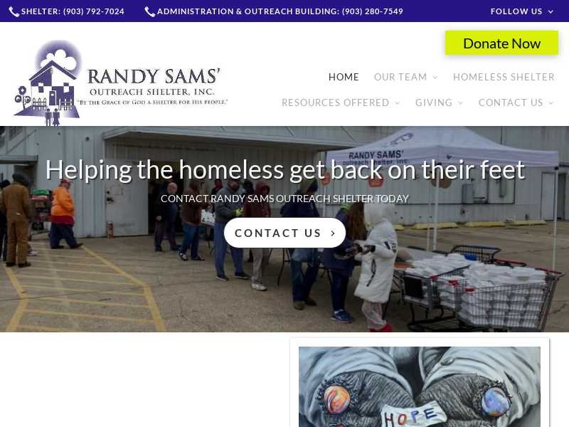 Randy Sams' Outreach Shelter, Inc.