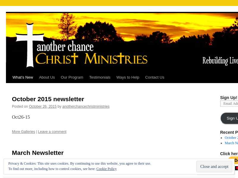 Another Chance Christ Ministries
