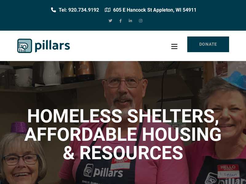 Pillars Adult Shelter