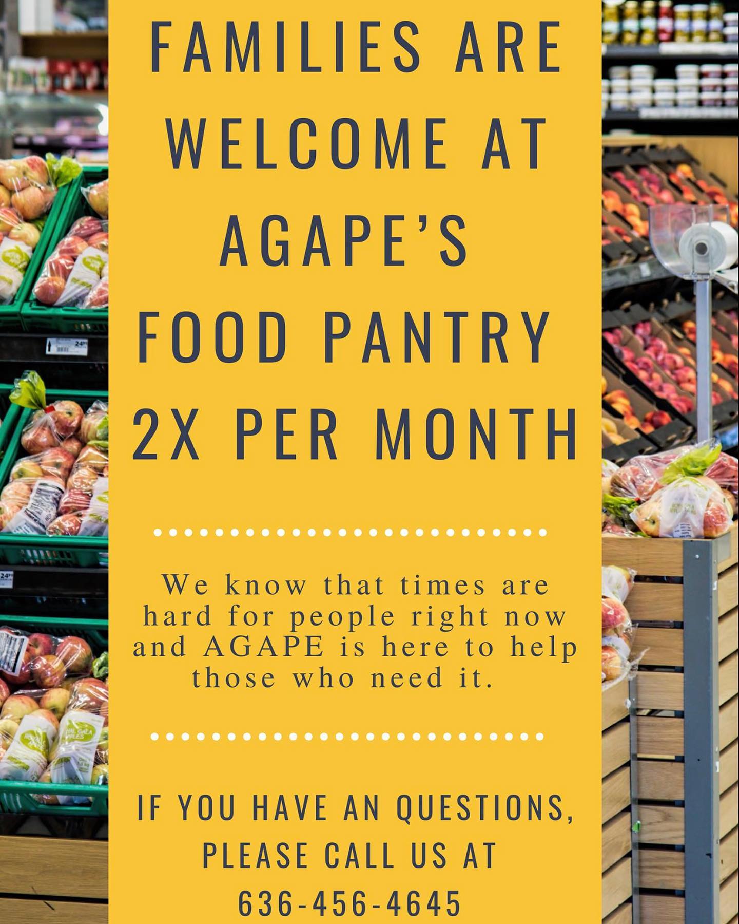 AGAPE Food Pantry and (Administration Offices)