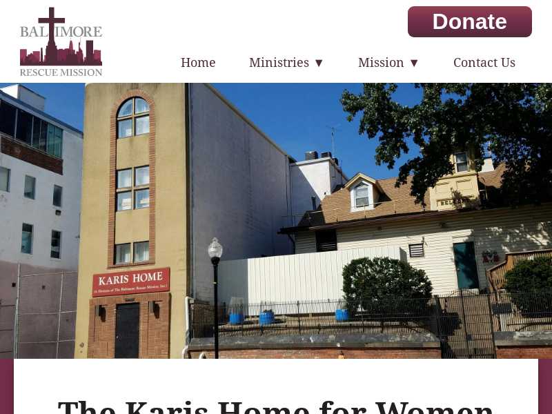Karis Home - Baltimore Rescue Mission
