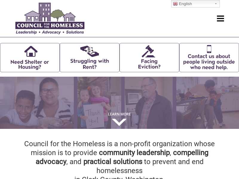 Council for the Homeless Temporary Emergency Shelter 