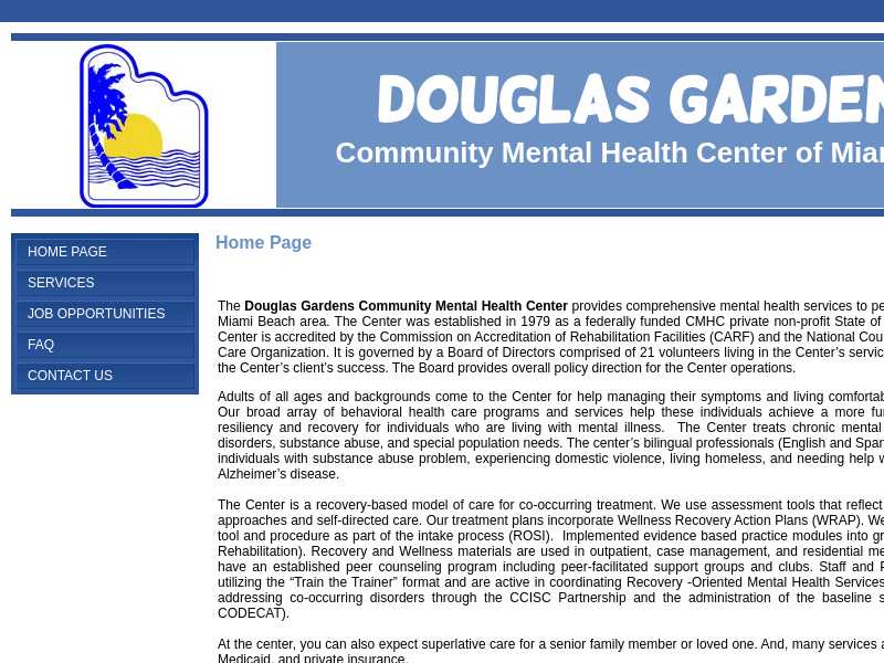 Douglas Gardens CMHC - Homeless Assistance Program