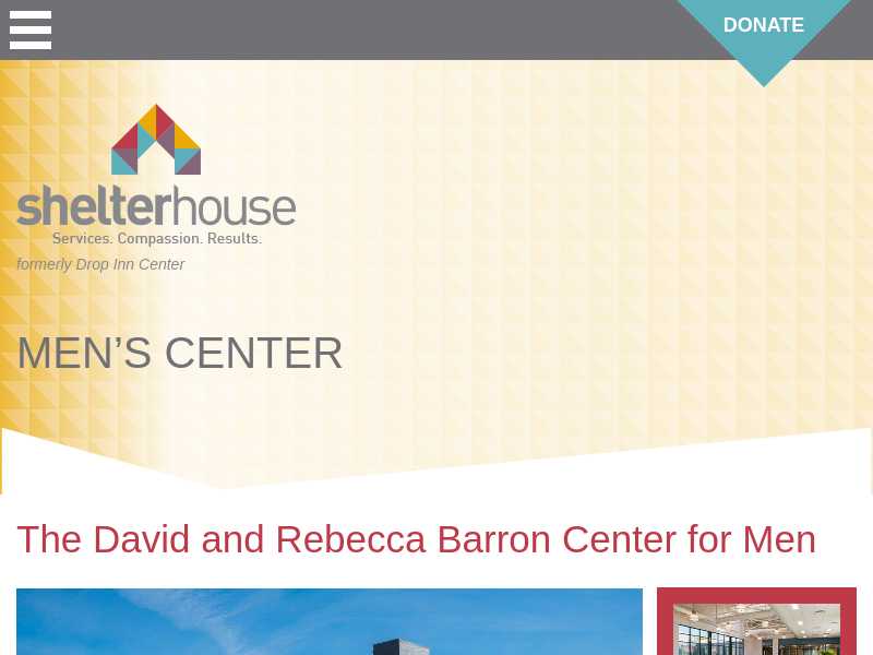 David and Rebecca Barron Center for Men