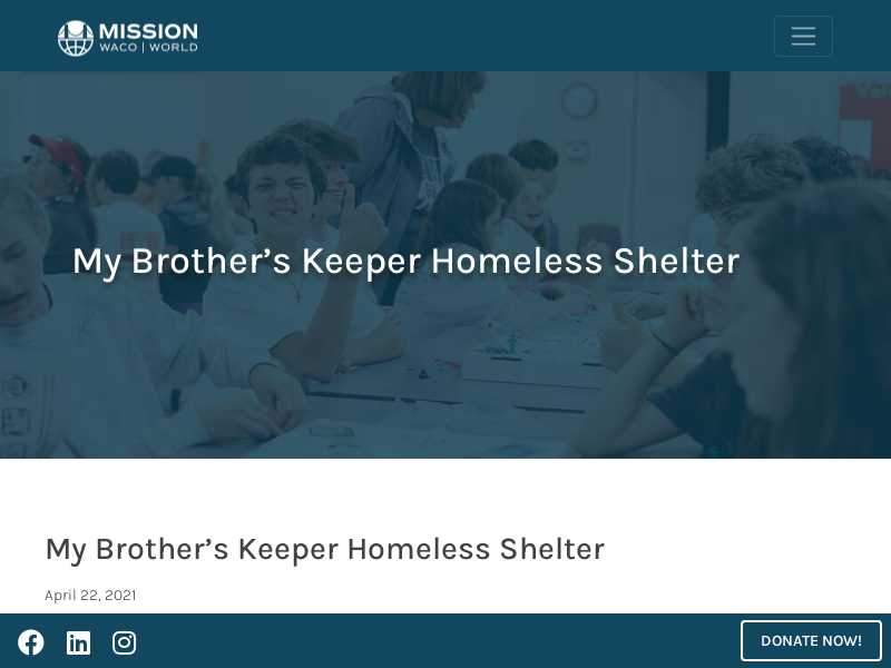 My Brother's Keeper Homeless Emergency Shelter