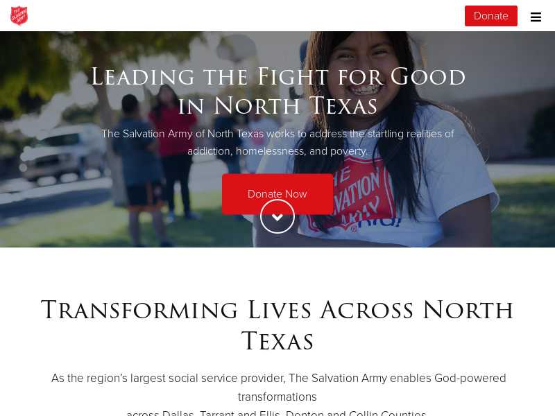Salvation Army Dallas Shelter and Services - Carr P. Collins Social Service Center