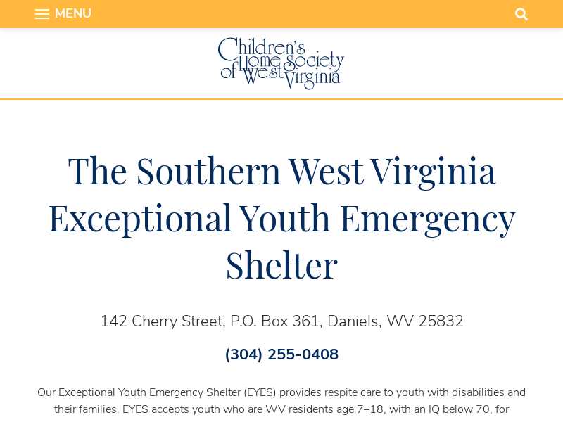 Exceptional Youth Emergency Shelter (EYES) 