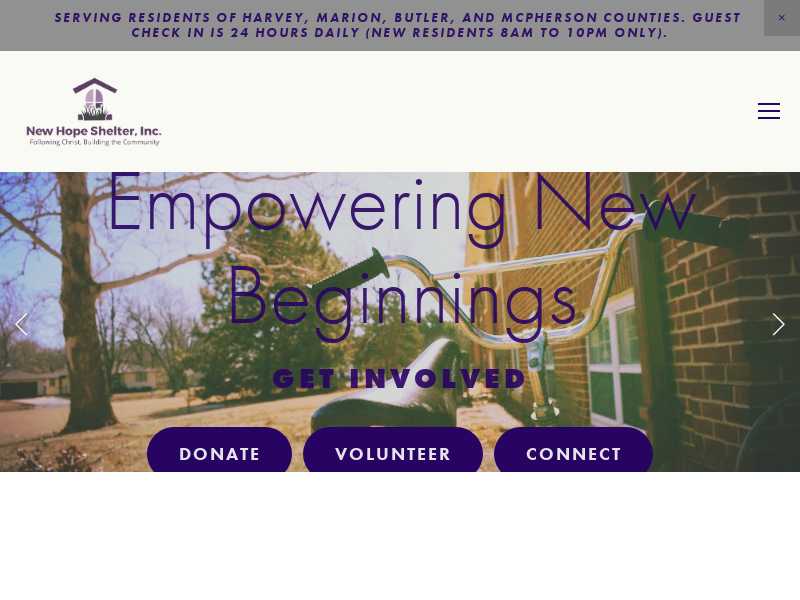 New Hope Homeless Shelter