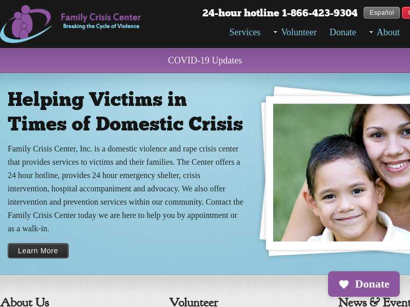 Family Crisis Center  Inc