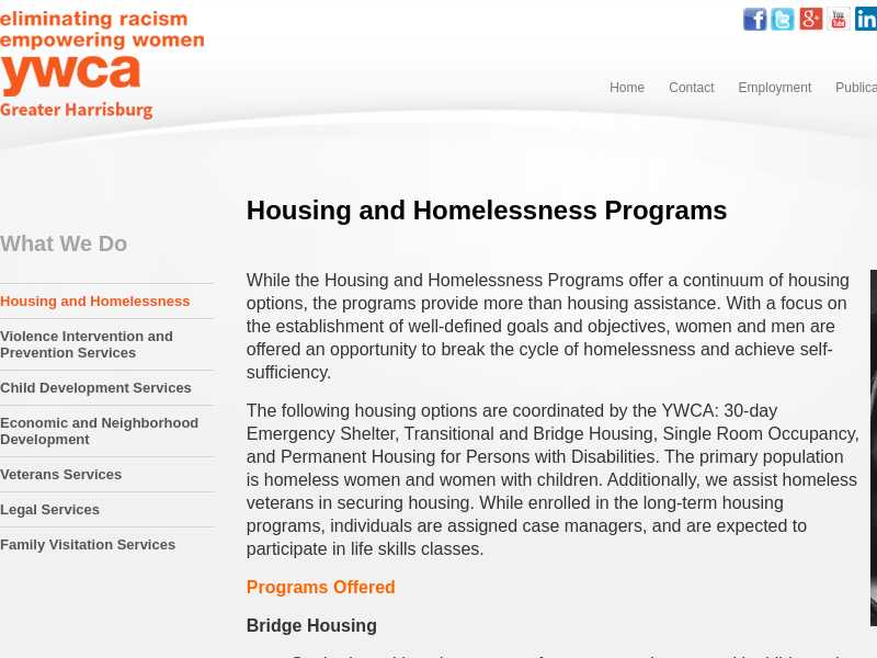 YWCA Emergency Shelter - Harrisburg