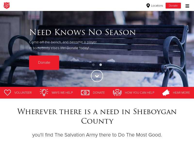 Salvation Army Emergency Shelter Sheboygan