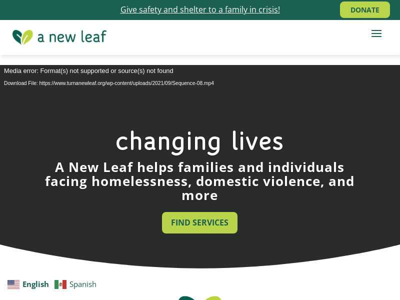  A New Leaf Women's Domestic Violence Shelters