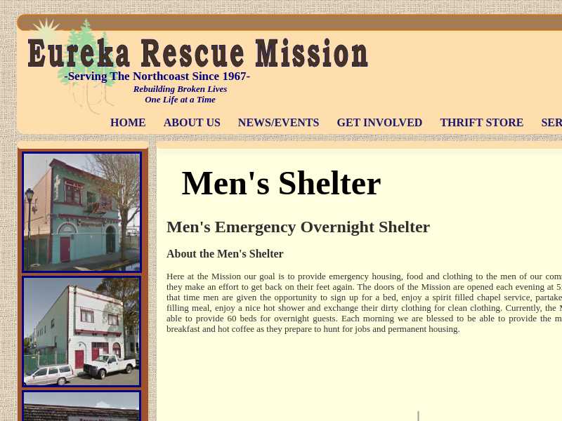 Eureka Mission Men's Emergency Overnight Shelter