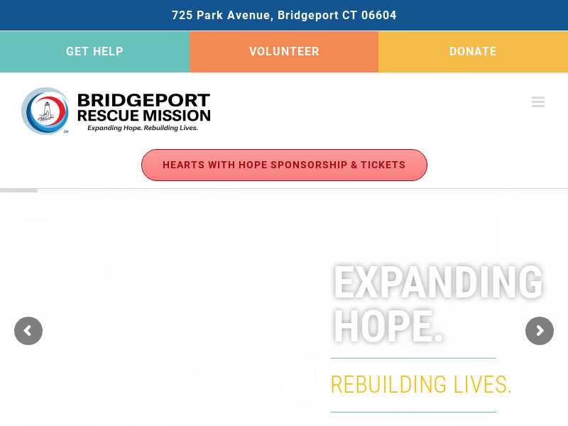 Bridgeport Rescue Mission - Shelter for Single Adult Women