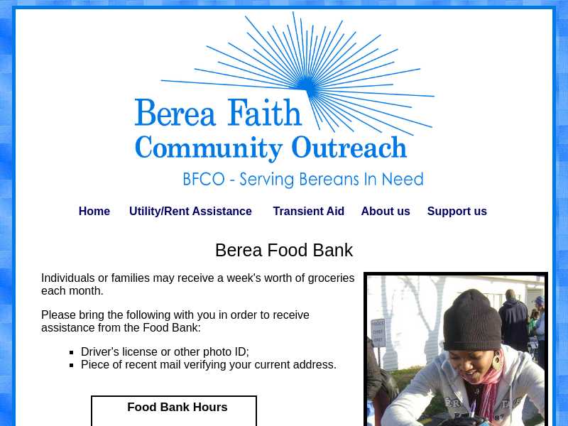 Berea Community Food Bank 103 Parkway Ave, Berea, KY