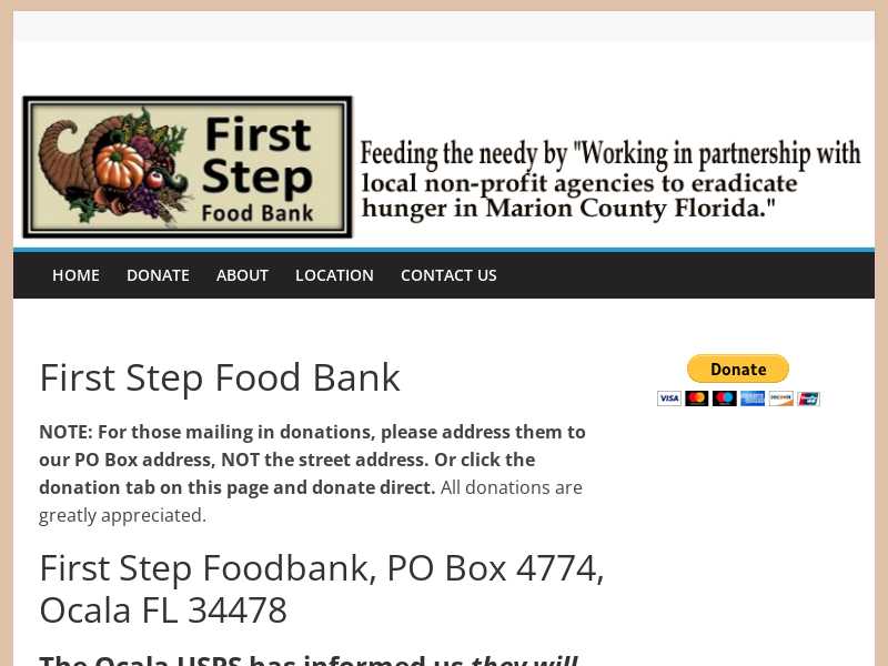 First Step Food Bank