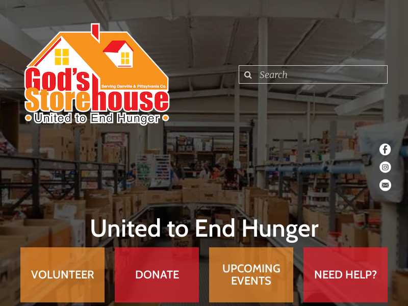 God's Storehouse 750 Memorial Drive, Danville, VA