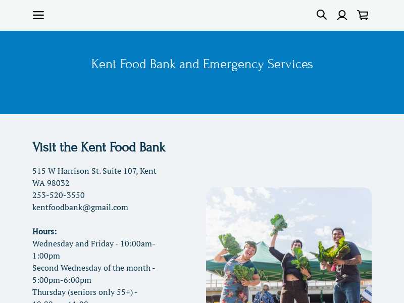 Kent Food Bank At Springwood