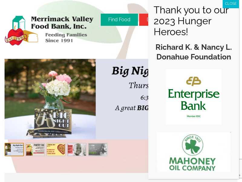 Merrimack Valley Food Bank Inc