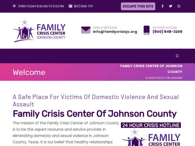 Johnson County Family Crisis Center