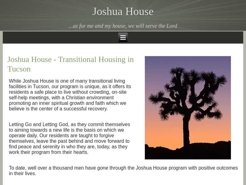 Joshua House Transitional Housing