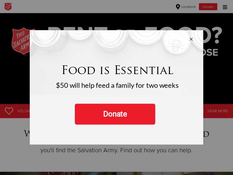 St Cloud Salvation Army - Emergency shelter
