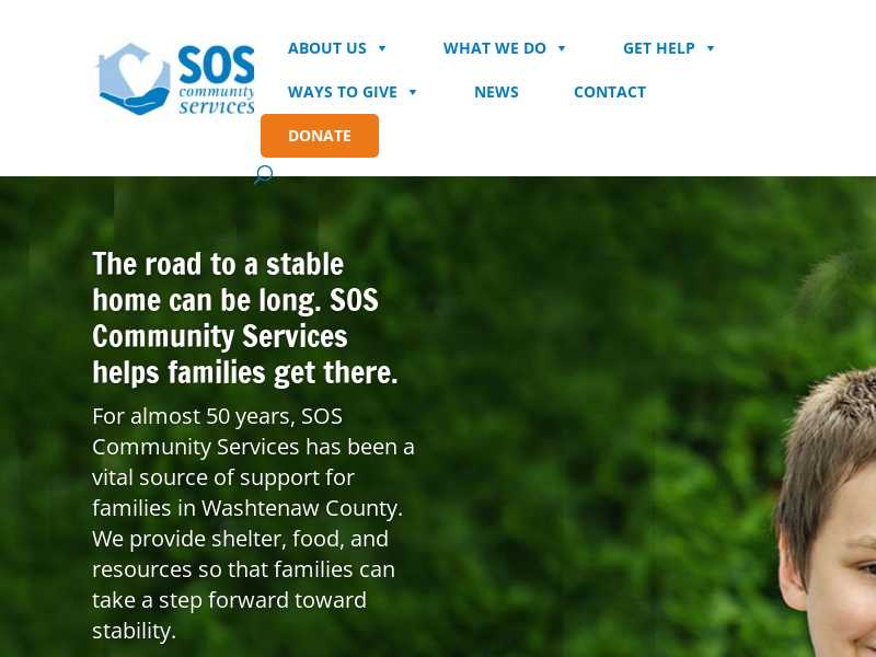 SOS Community Services - Family Shelter Program
