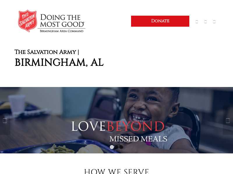 Salvation Army of Greater Birmingham Emergency Shelter